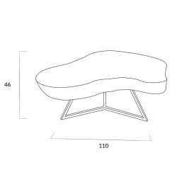 Mesa de Centro Dilas L