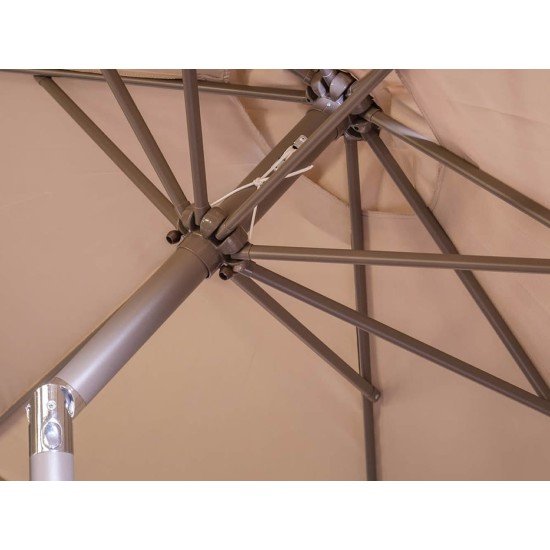 Parasol Stella Taupe 2x3m