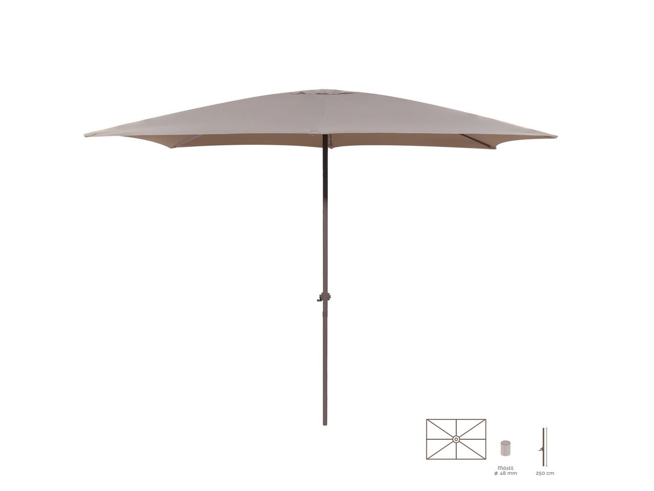 Sombrilla Stella 3x4m