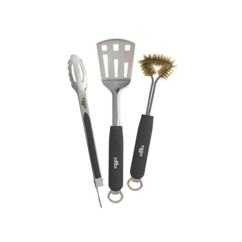 Ensemble de 3 Ustensiles pour Barbecue en Acier Inoxydable Napoleon Ensemble de 3 Ustensiles pour Barbecue en Acier Inoxydable Napoleon