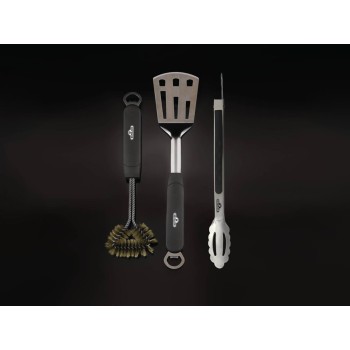 Ensemble de 3 Ustensiles pour Barbecue en Acier Inoxydable Napoleon Ensemble de 3 Ustensiles pour Barbecue en Acier Inoxydable Napoleon