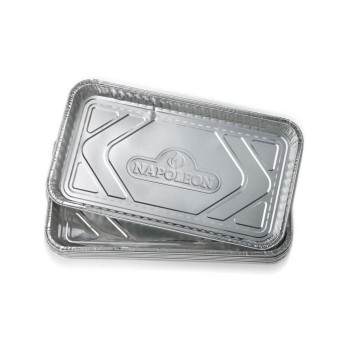Napoleon Bandejas Grandes para Gordura - 14'' x 8'' (Pack de 5) Napoleon Bandejas Grandes para Gordura - 14'' x 8'' (Pack de 5)