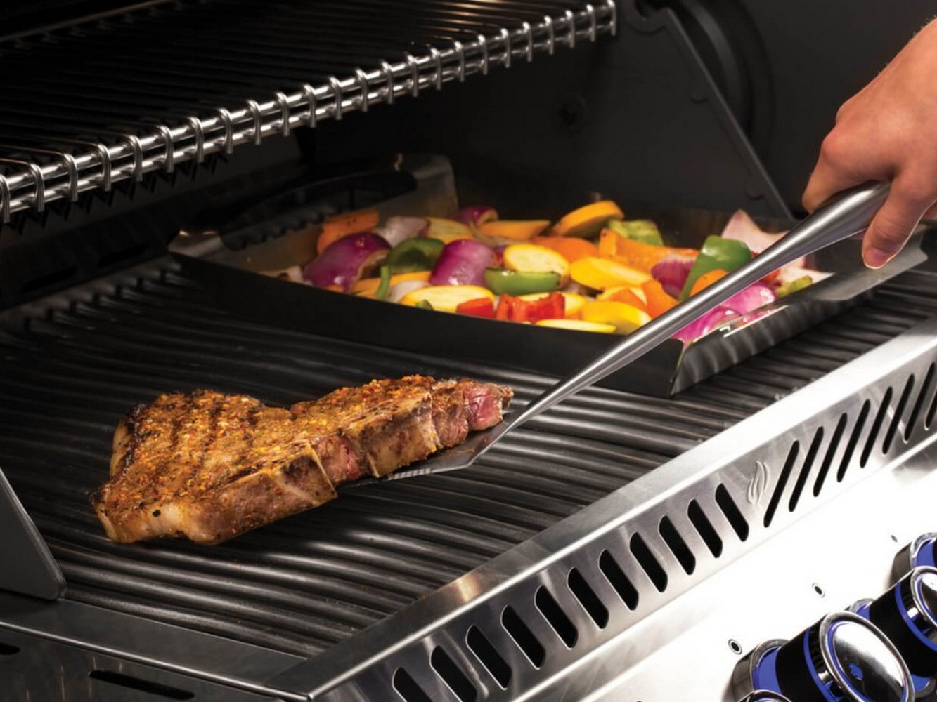 Conjunto de 3 Peças de Aço Inoxidável Napoleon