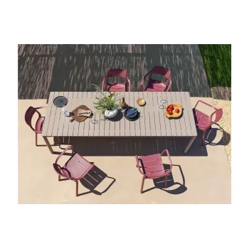 Cadeira com Braços Cassia - BORGOGNA Cadeira com Braços Cassia - BORGOGNA