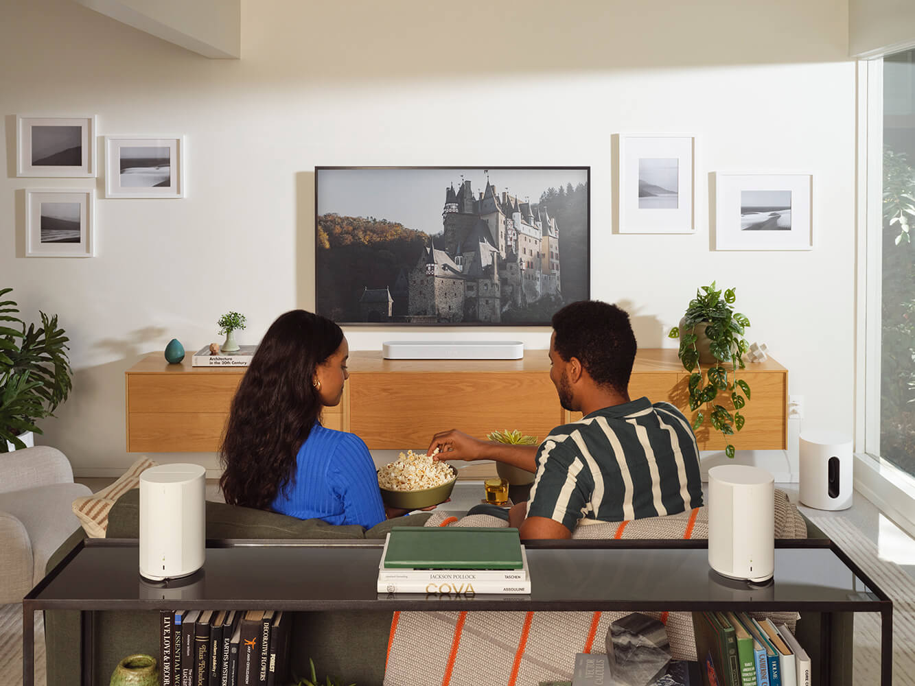 Sonos Conjunto Imersivo com Beam & Era 100 Sonos Conjunto Imersivo com Beam & Era 100